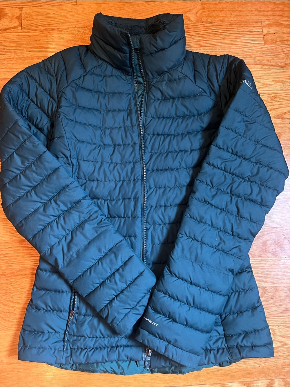 Columbia Women's Teal Quilted Packable Puffer Jacket